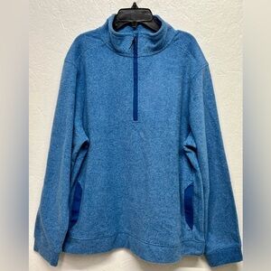 Men's Microfleece Pullover Sweatshirt - All In Motion™ Blue Size L
